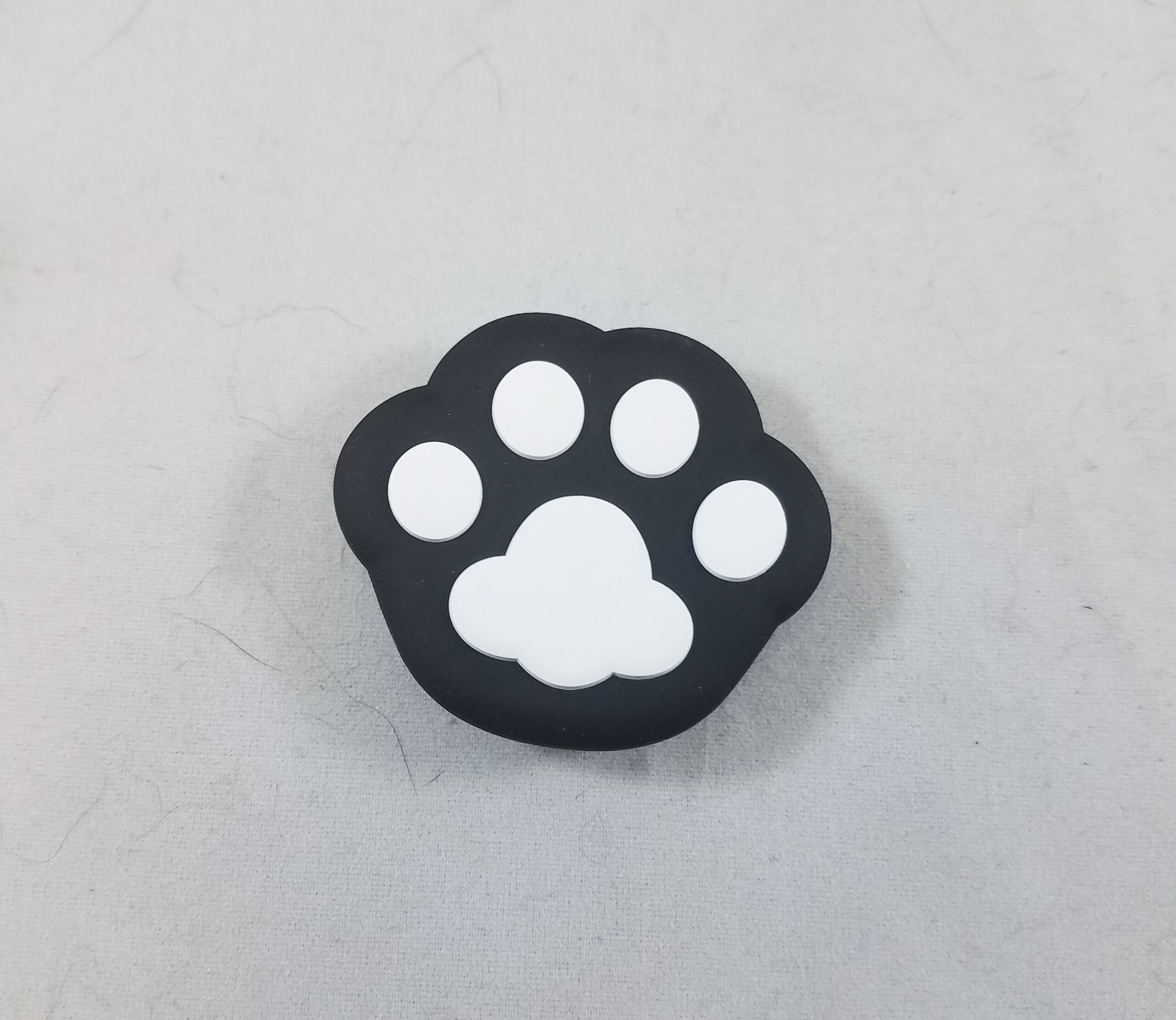 Paw Popsockets! - Black with White Beans