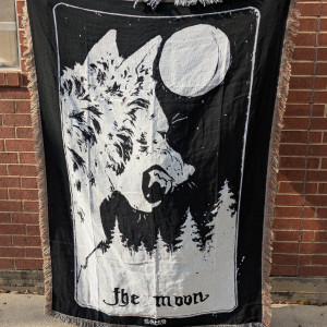 The Moon Tapestry Blanket