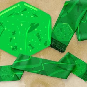 Gelatinous Cube Knitted Scarf Preorder