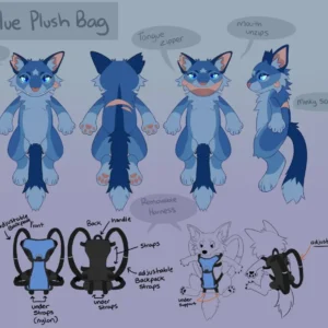[Preorder] Blue Kitty Plush Bag ETA December